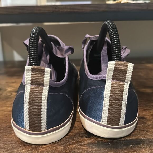 Boden Blue Satin Sneakers size 41‎ (9.5 US) - Picture 4 of 14